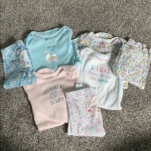 Carter’s 6 month matching set bundle! 7 pieces